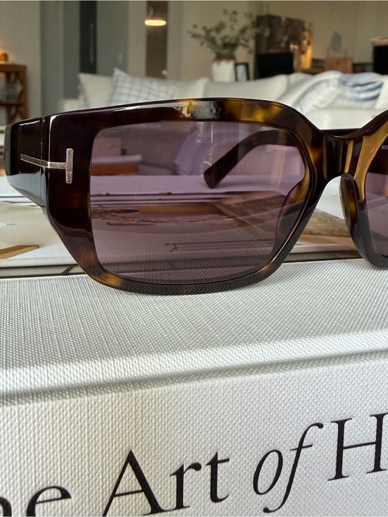 Tom Ford Accessories - Tom Ford Silvano-02 TF989 52Y Havana Square Sunglasses 56mm